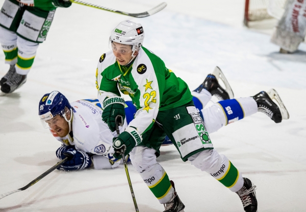 Jesper Hoel i aksjon for Manglerud Star mot Sparta i februar.