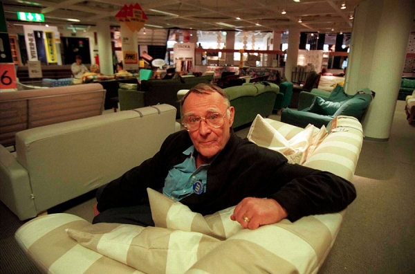 Ingvar Kamprad avbildet i 2000.