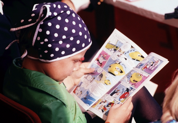 Den gang ord som produktplassering ikke var allment kjent, leste prinsesse Märtha Louise Donald Duck under Donald Duck-lekene i 1977 foran fotografene.