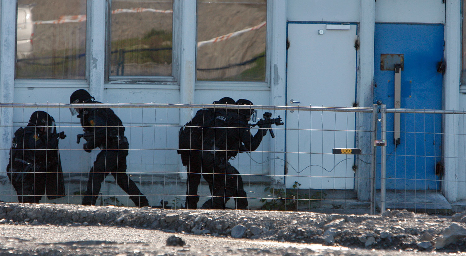 Delta (politiets beredskapstropp) under en demonstrasjon arrangert av Politidirektoratet i samarbeid med Oslo politidistrikt og Politiets sikkerhetstjeneste.