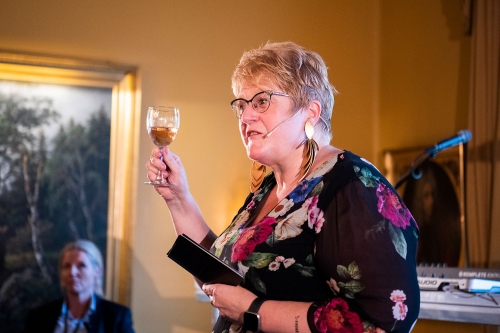 Venstre-leder Trine Skei Grande er blant politikerne som får gjennomgå i den omstridte sketsjen.