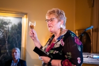Venstre-leder Trine Skei Grande er blant politikerne som får gjennomgå i den omstridte sketsjen.
