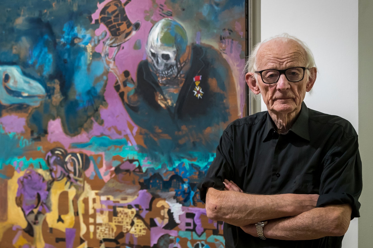 Kunstner Håkon Bleken er død, 96 år gammel.