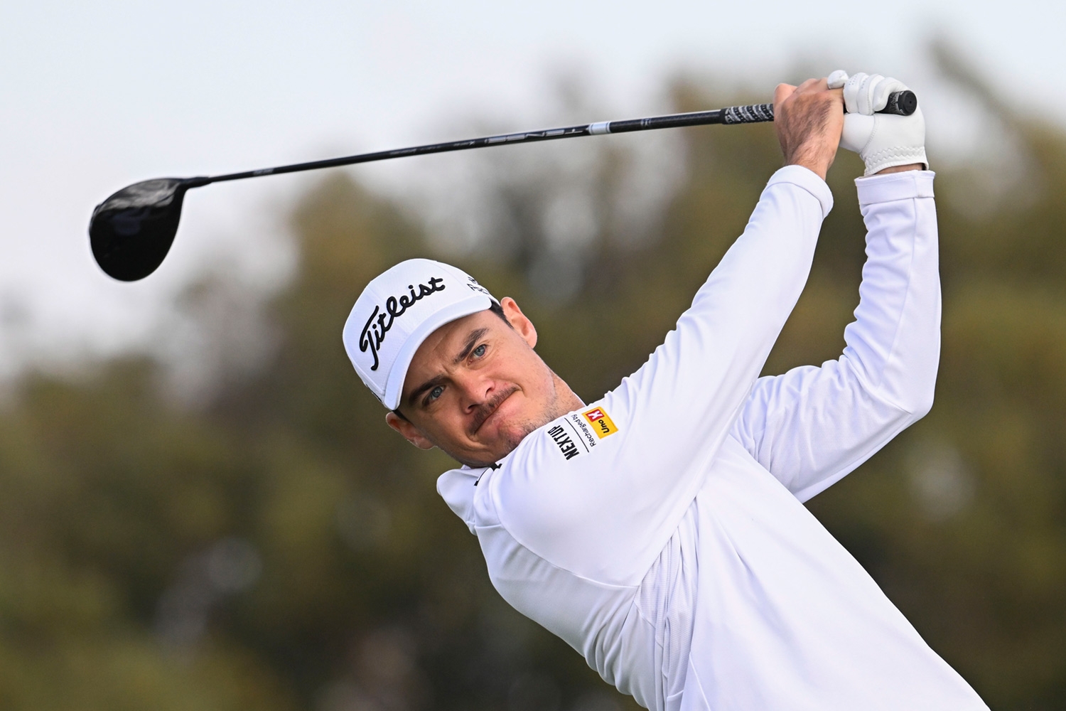 Kris Ventura i aksjon på Torrey Pines-banen i helgens PGA-turnering.
