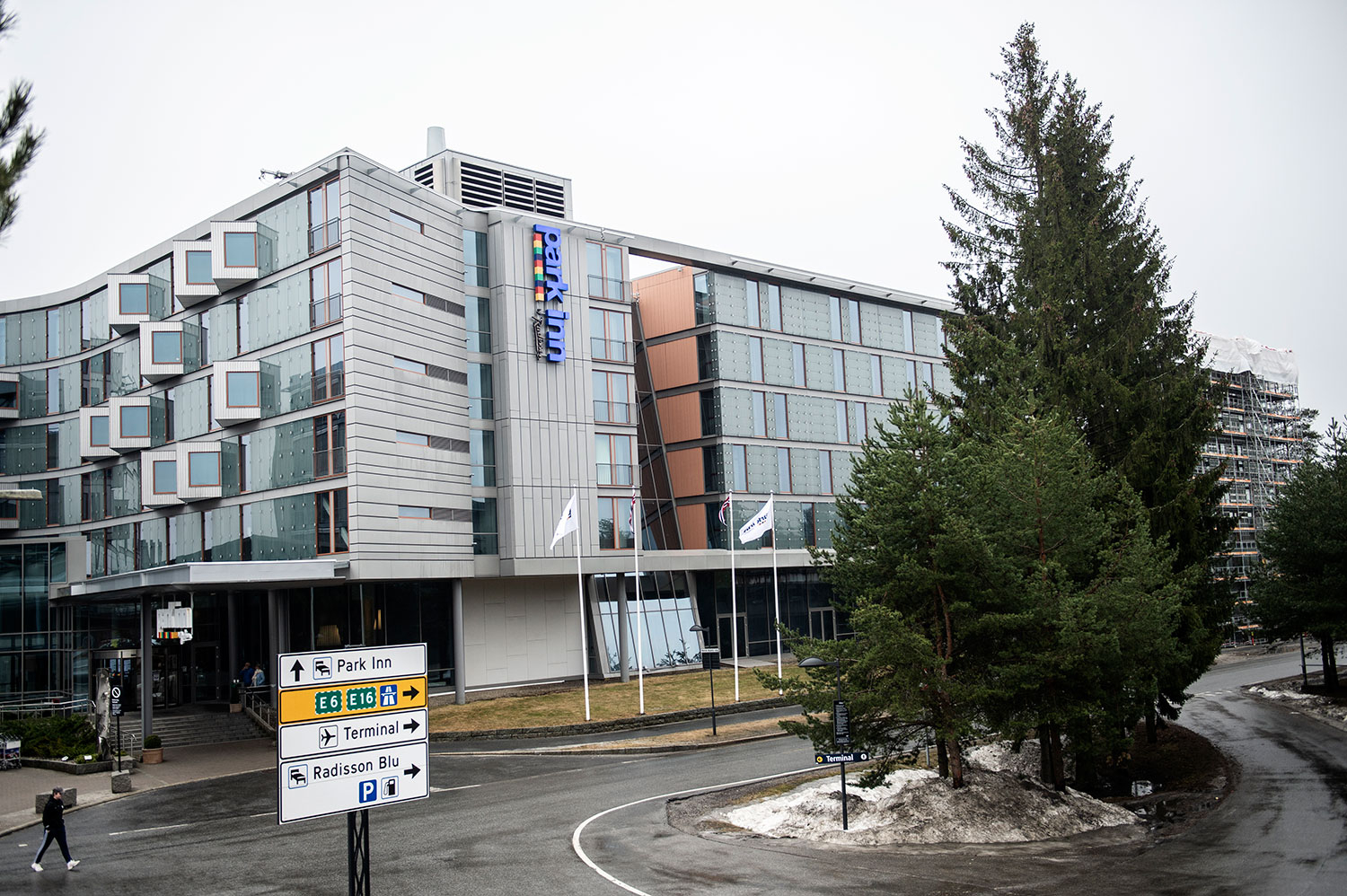 Park Inn er et av karantenehotellene ved Gardermoen.
