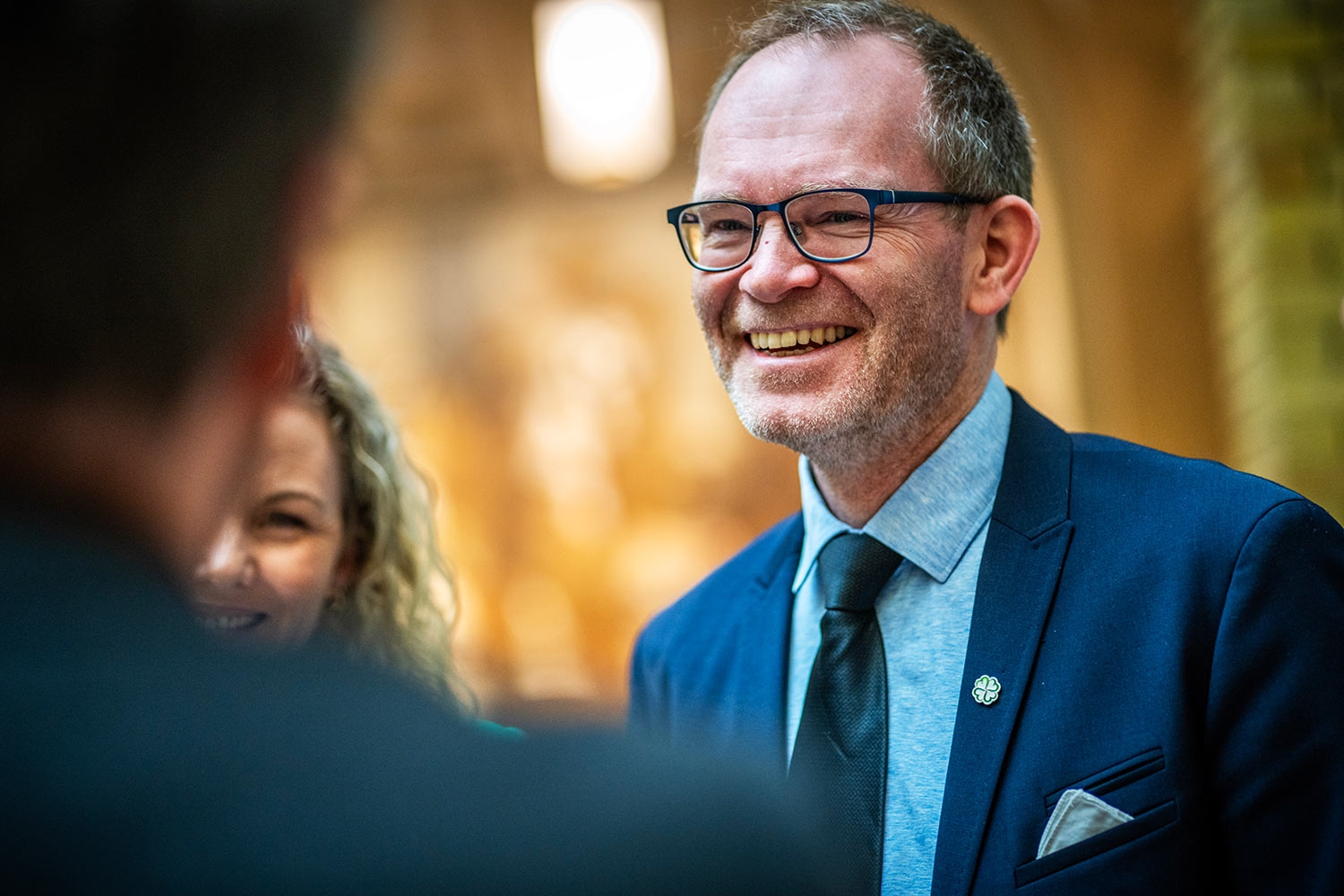 Forsknings- og høyere utdanningsminister Oddmund Hoel (Sp) sier det er viktig med et kompetanseløft i næringer under endring.