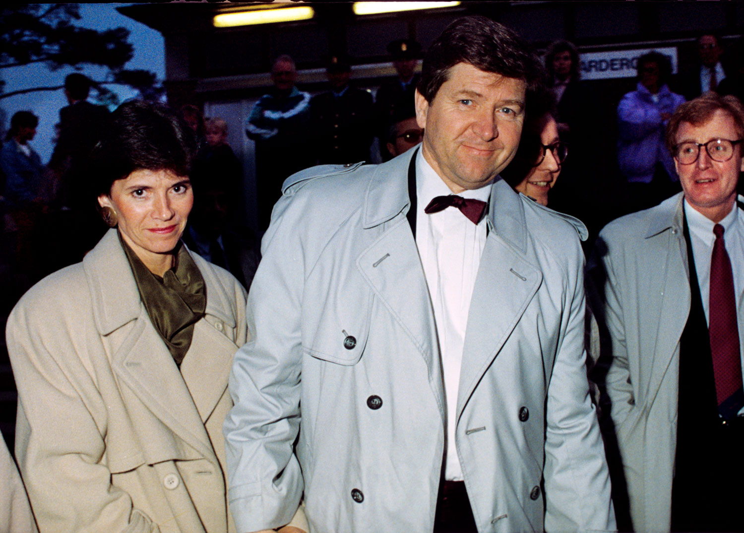 Harald Tusberg og kona Ulla Tusberg på konsert i Ekeberghallen i 1989.