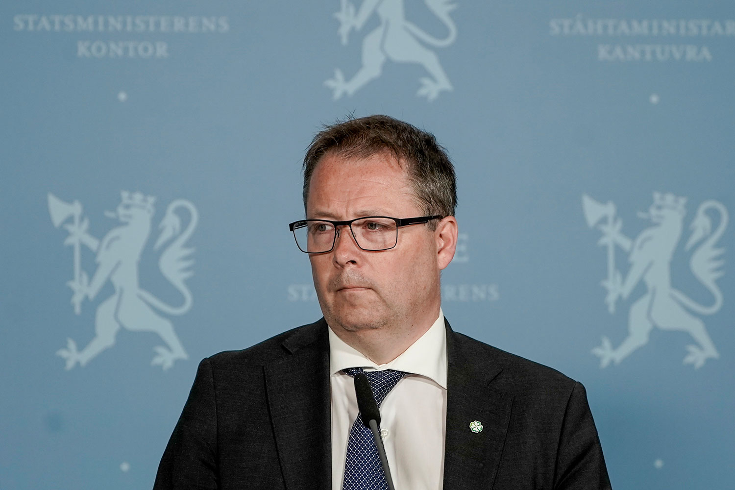 Forsvarsminister Bjørn Arild Gram (Sp).