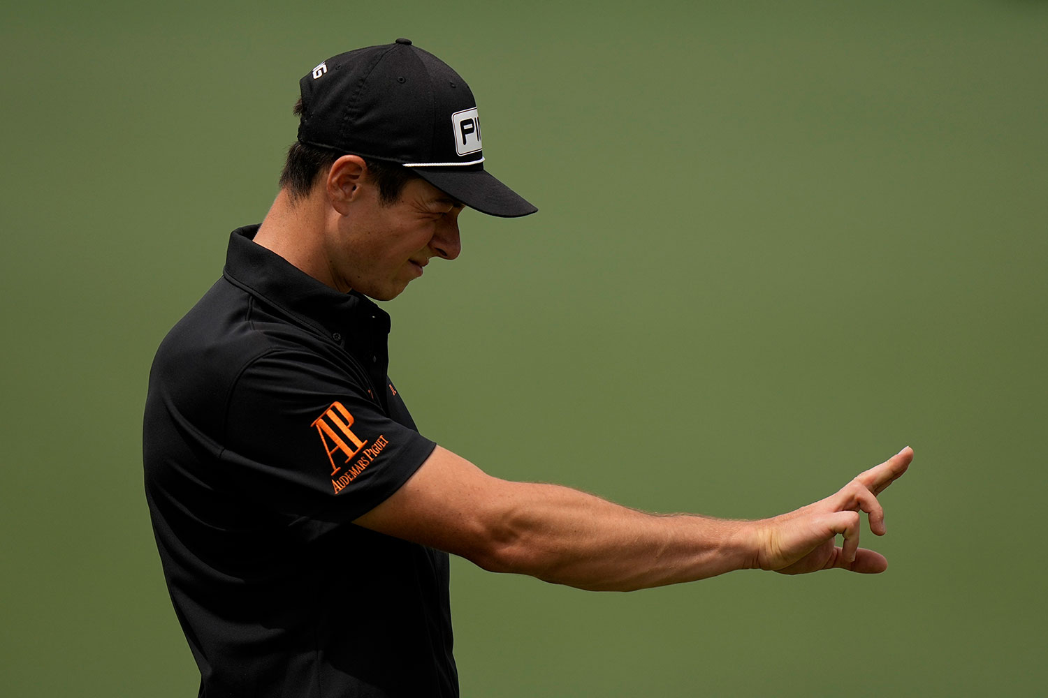 Viktor Hovland i The Masters tidligere denne måneden.
