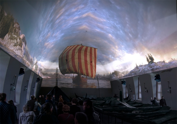 Storm Studios har skapt et digitalt vikingskip som skal settes inn i ulike miljøer.