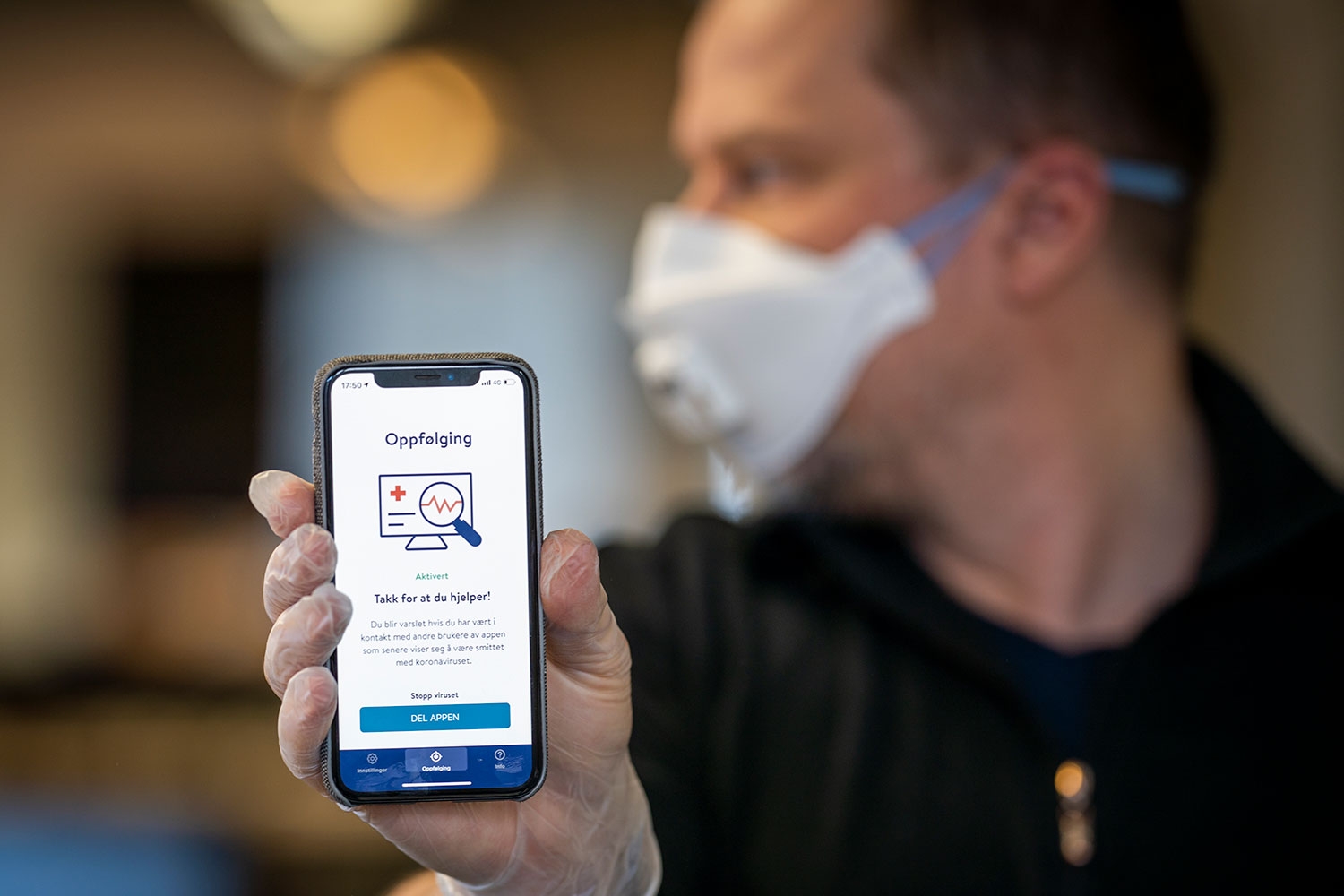Folkehelseinstituttets nye app Smittestopp skal hjelpe med smittesporing.