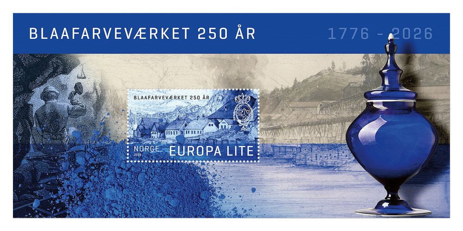 Et stykke norsk industrihistorie på frimerke