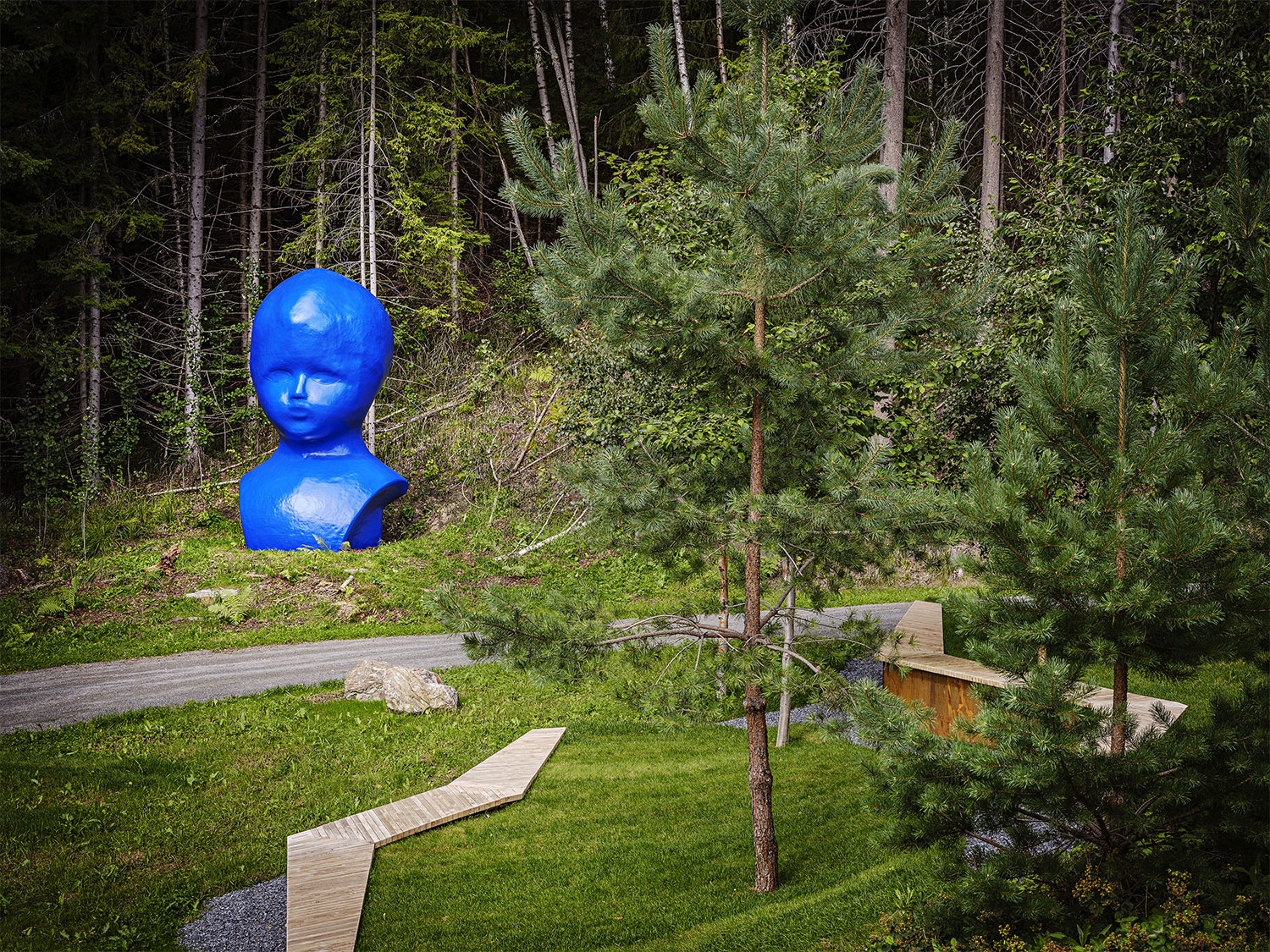 Marianne Heske, BLUE, Kistefos Museum.